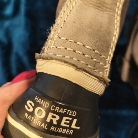 EUC Sorel waterproof boots grey size 6.5 as is - Picture 9 of 11